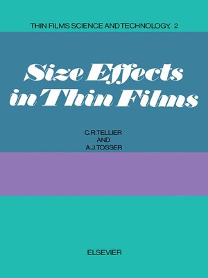 cover image of Size Effects in Thin Films
